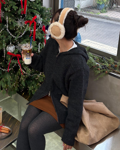 ルーズスタイルニットカーディガン TM0138