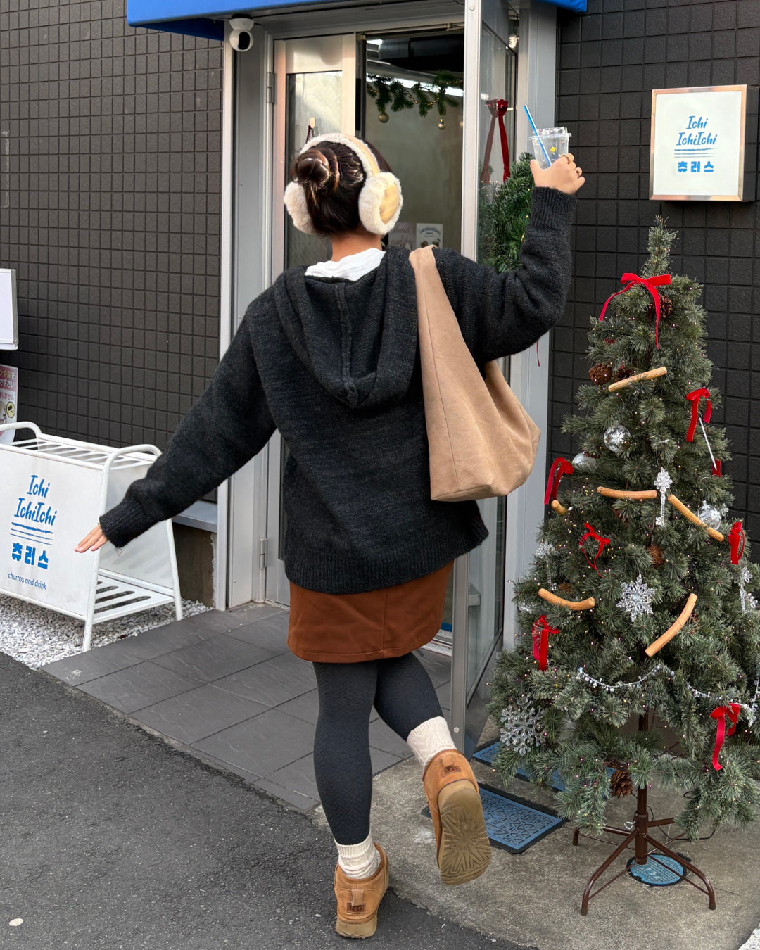 ルーズスタイルニットカーディガン TM0138