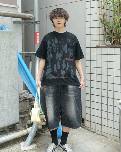 SHADOWプリントTシャツ TN0032
