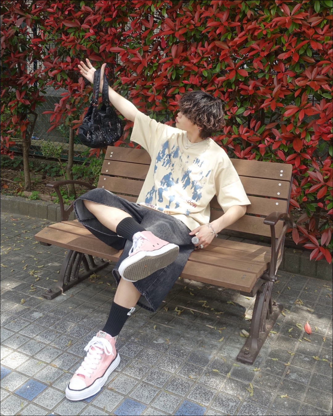SHADOWプリントTシャツ TN0032