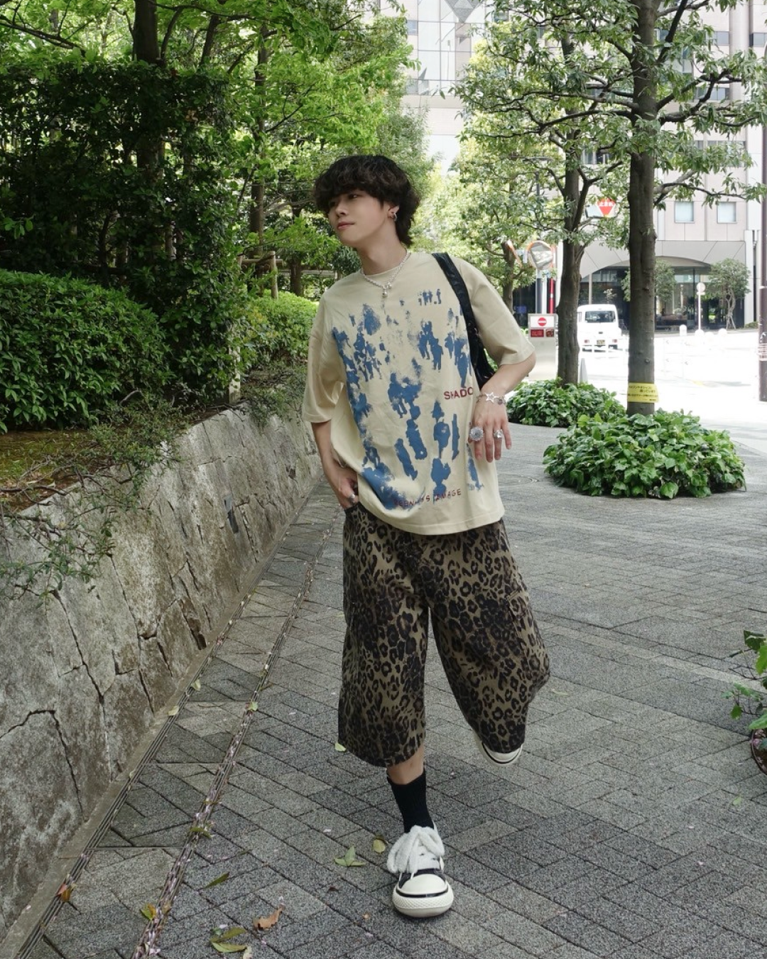 SHADOWプリントTシャツ TN0032