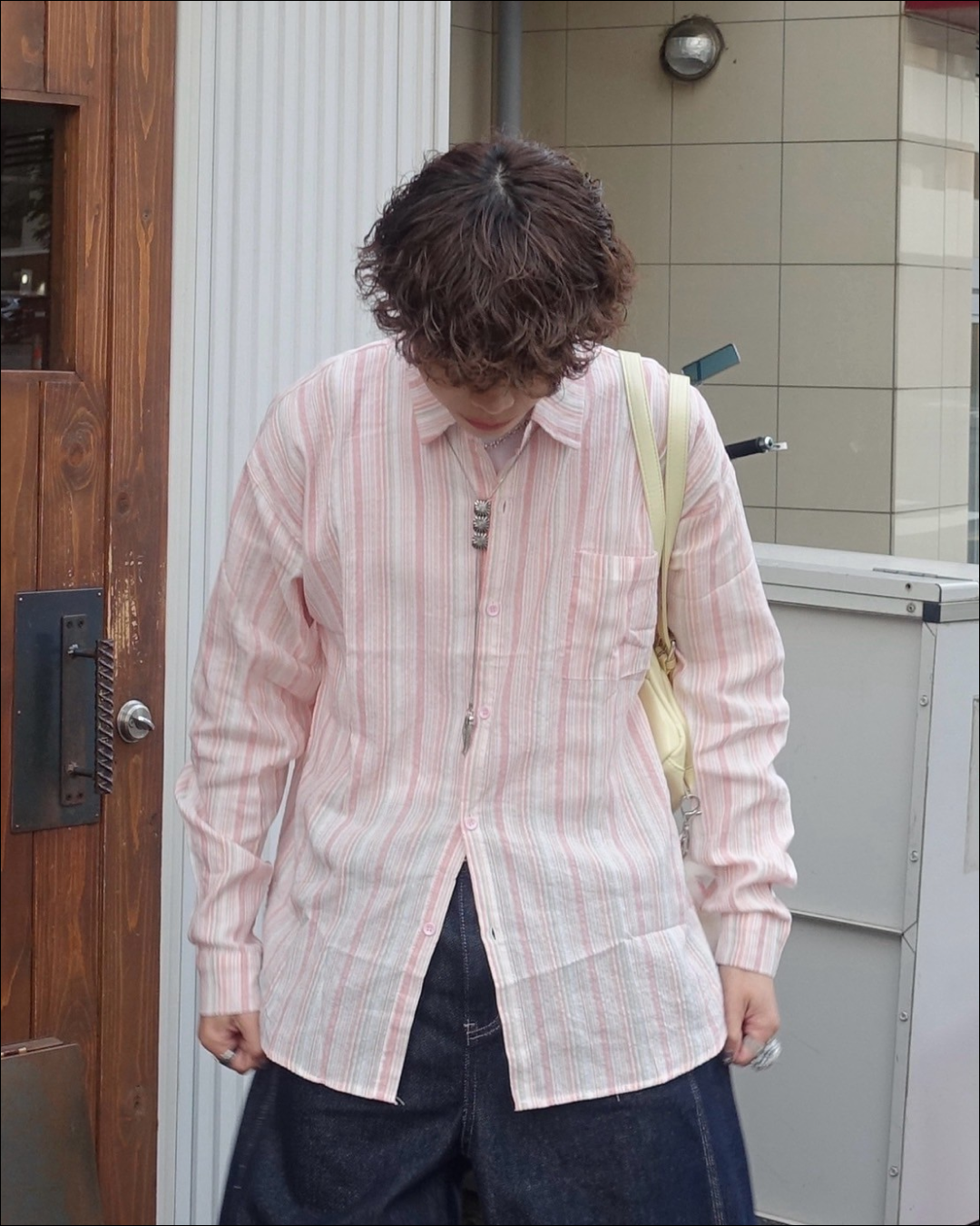 ストライプカラーシャツ TN0053