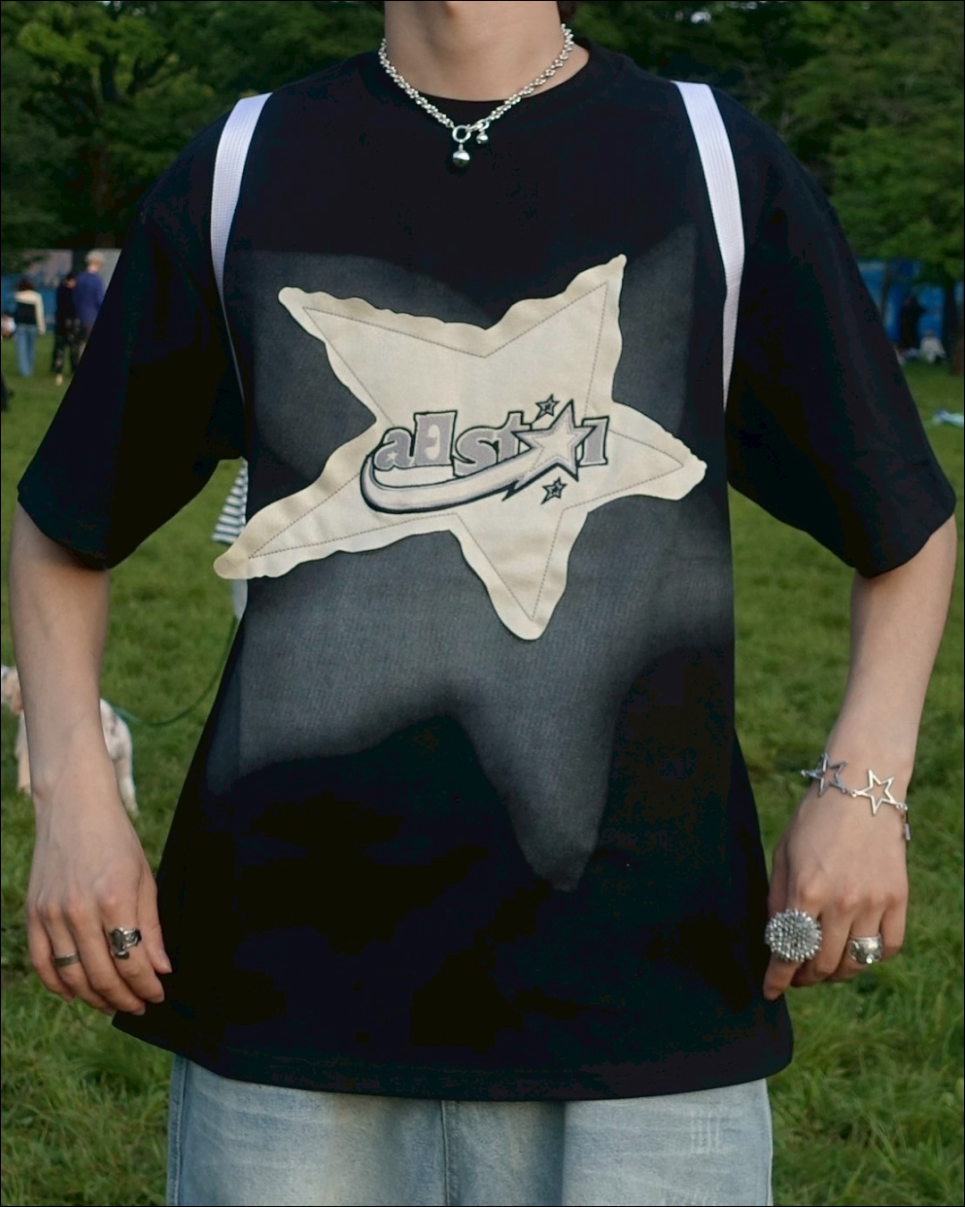 スタープリントTシャツ TN0092