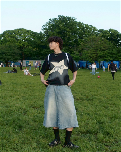 スタープリントTシャツ TN0092