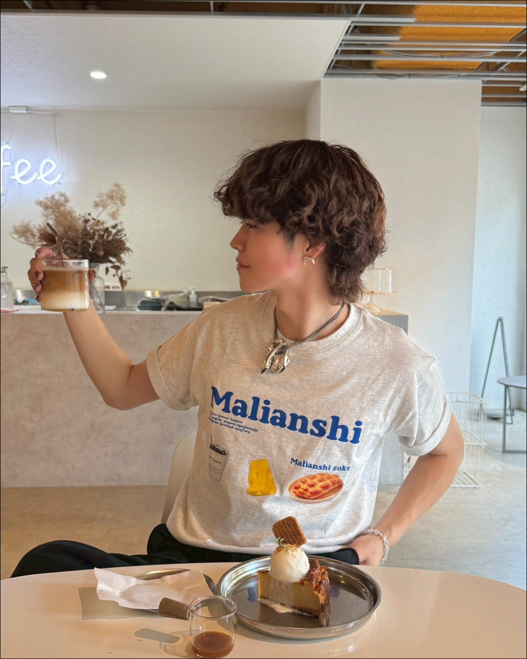 FOODプリントTシャツ TN0119