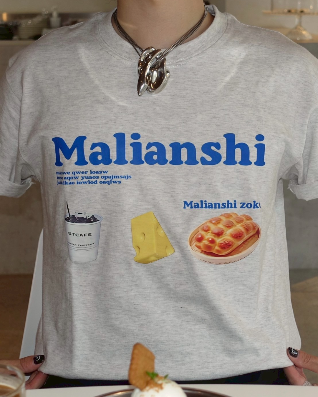FOODプリントTシャツ TN0119