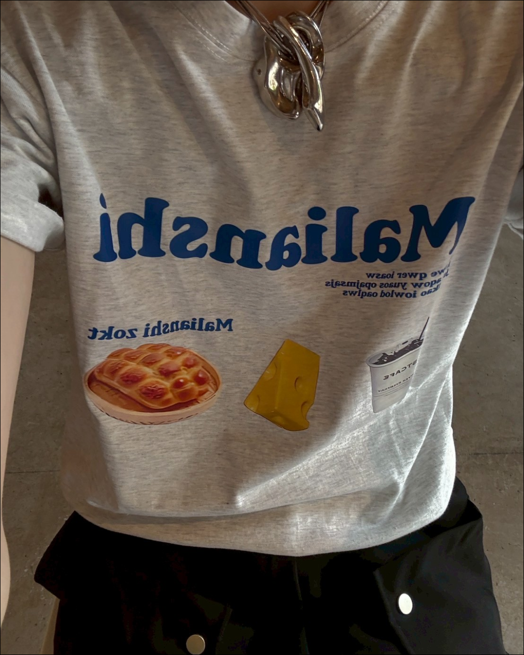 FOODプリントTシャツ TN0119