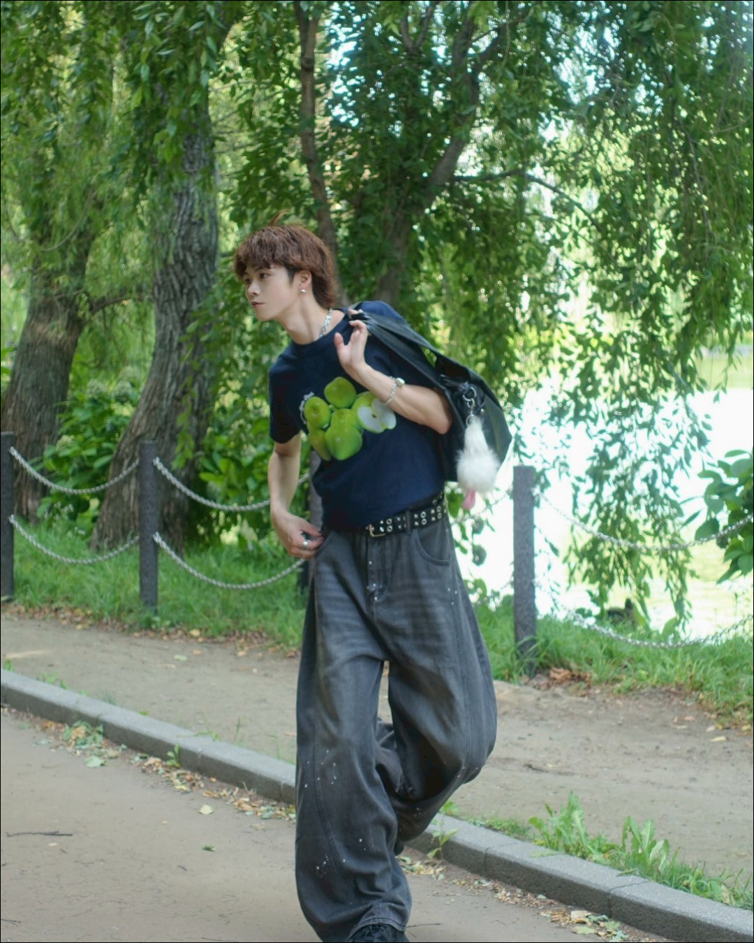 yolo　バルーンデニムパンツ　ブラック　L yolo バルーンデニムパンツ ブラック L 2wayスナップバルーンデニム