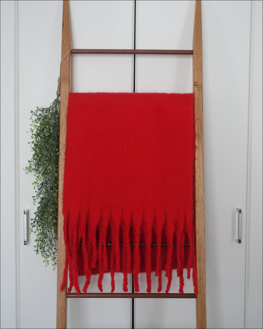 ワンカラー大判マフラー TN0259