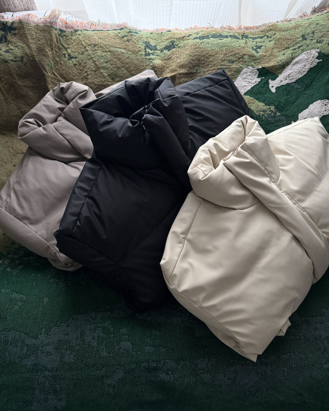 ハイネックショート丈ダウンジャケット TN0274