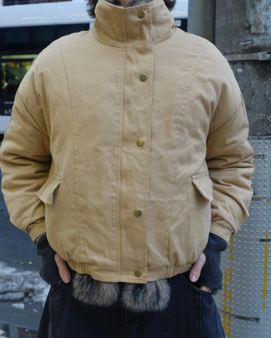 ファーデザインジャケット TN0299