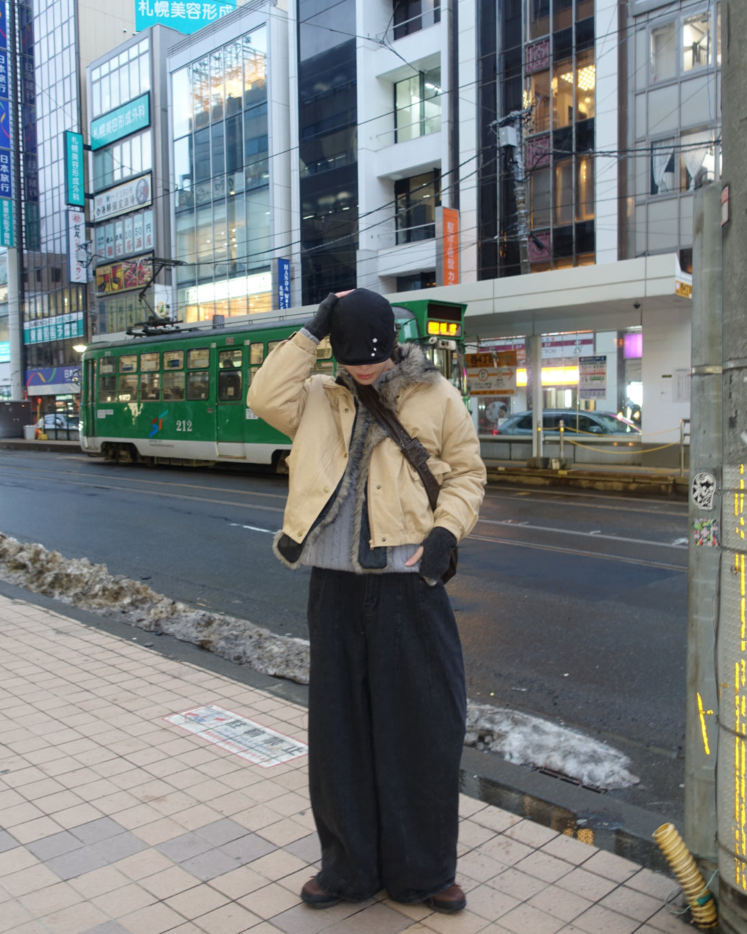 ファーデザインジャケット TN0299