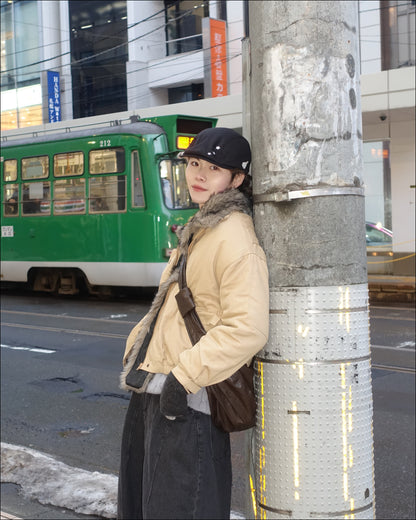 ファーデザインジャケット TN0299