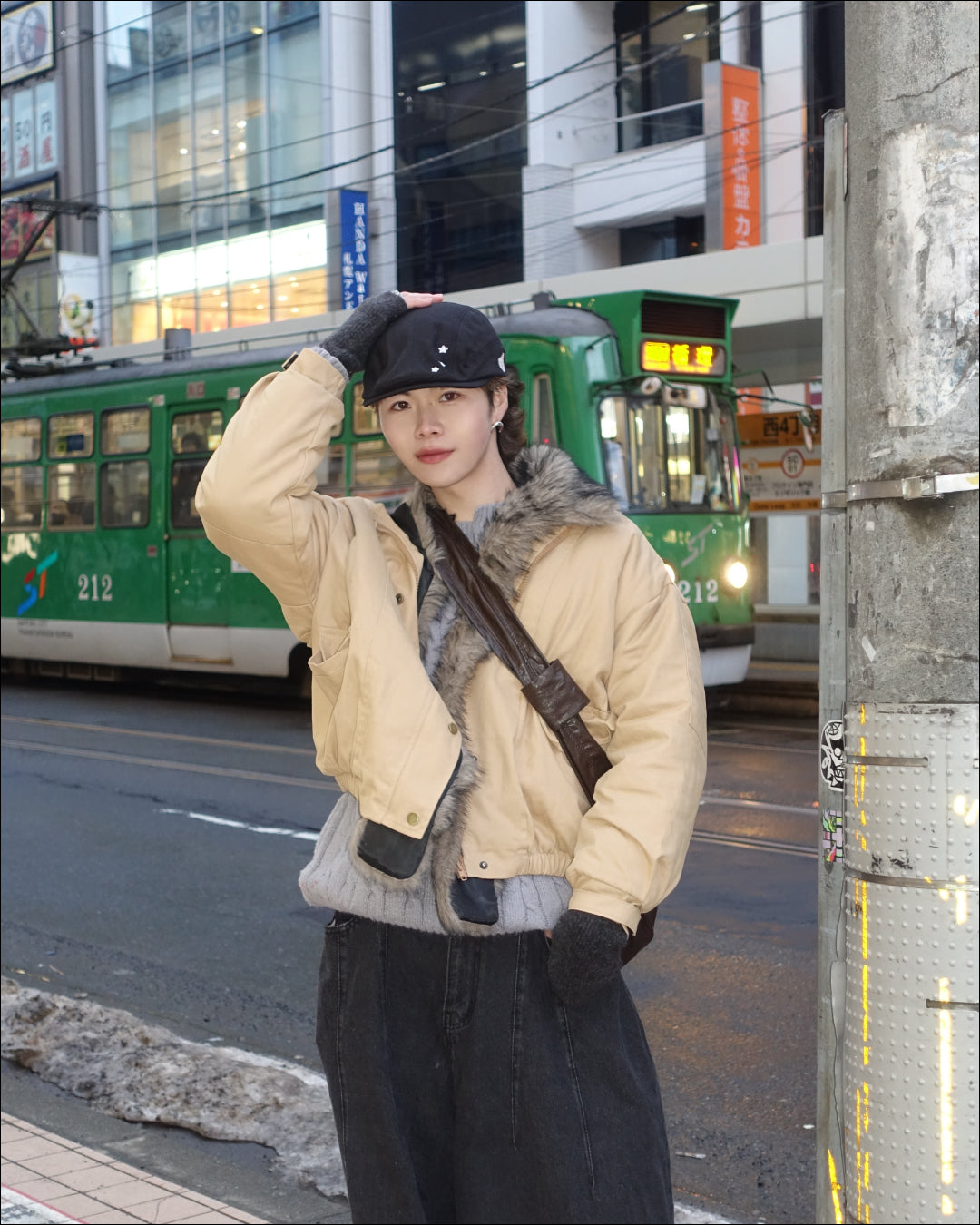 ファーデザインジャケット TN0299