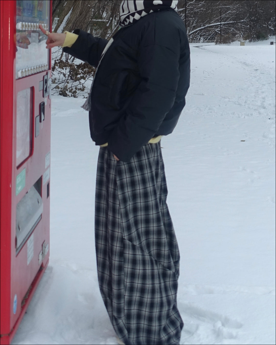 ハイネックショート丈ダウンジャケット TN0274