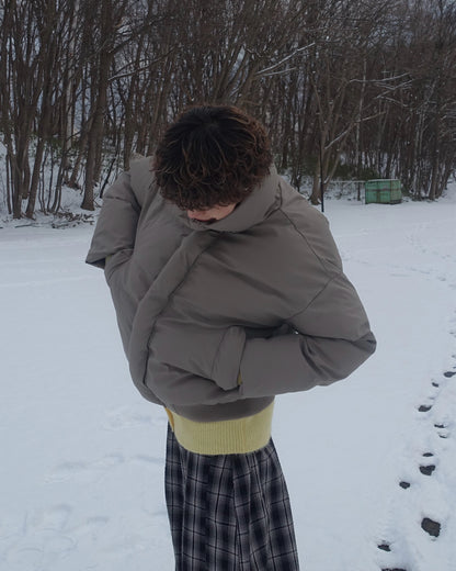 ハイネックショート丈ダウンジャケット TN0274