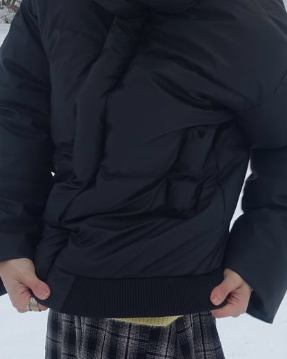 ハイネックショート丈ダウンジャケット TN0274