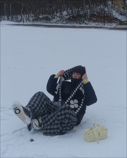 ワイドレッグチェックパンツ TN0311