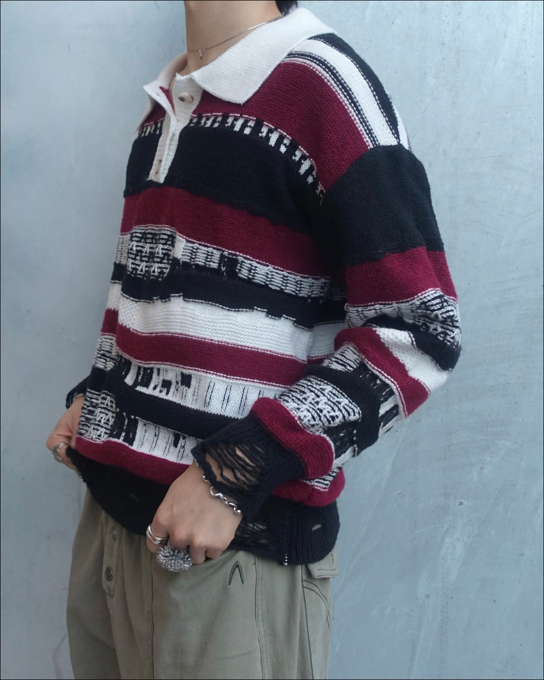 デザインニットポロ TN0312