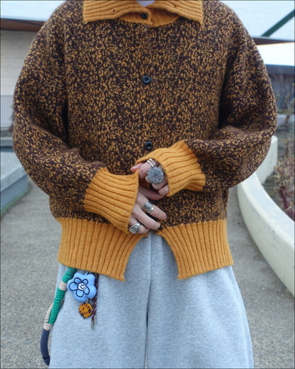 ハイネックボタンニット TN0313