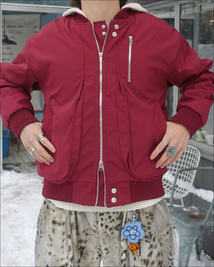 【即納】ショートボンバージャケット TN0338