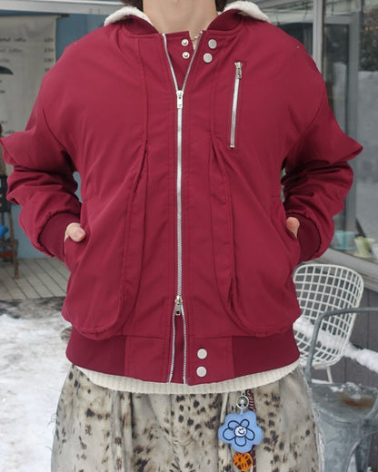 【即納】ショートボンバージャケット TN0338