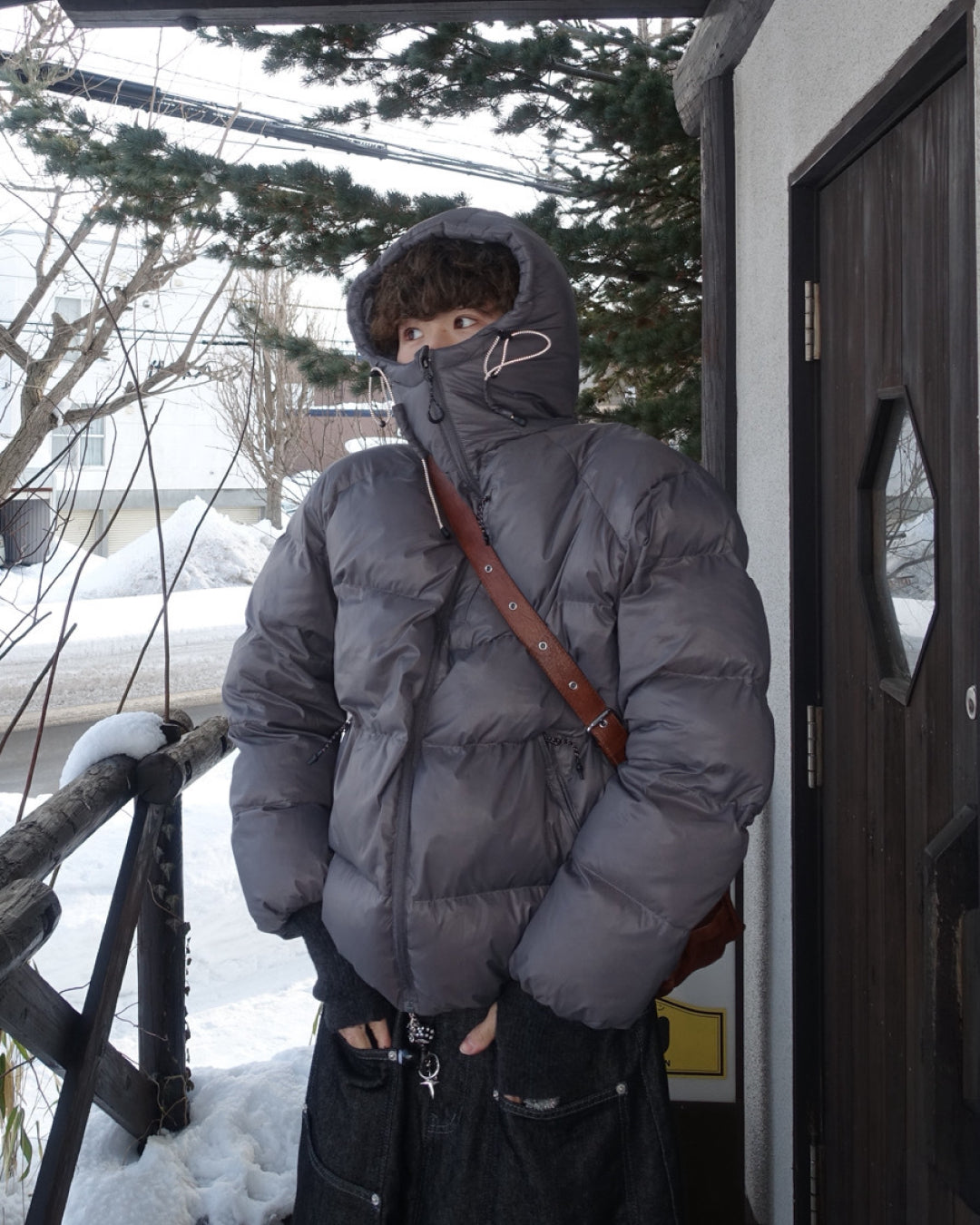 【即納】ダークグレーウォームパッドジャケットTN0340