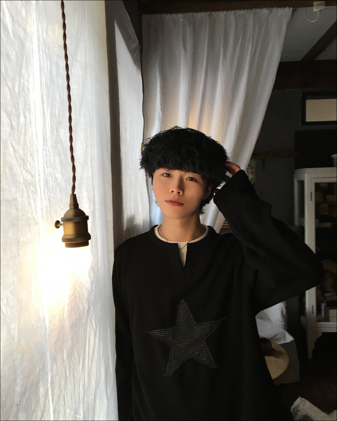 スターロゴクロップドTシャツ TN0353