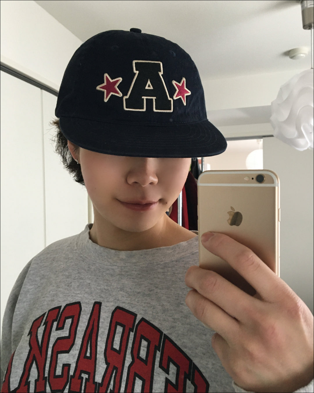 Aロゴスター刺繍キャップTN0355