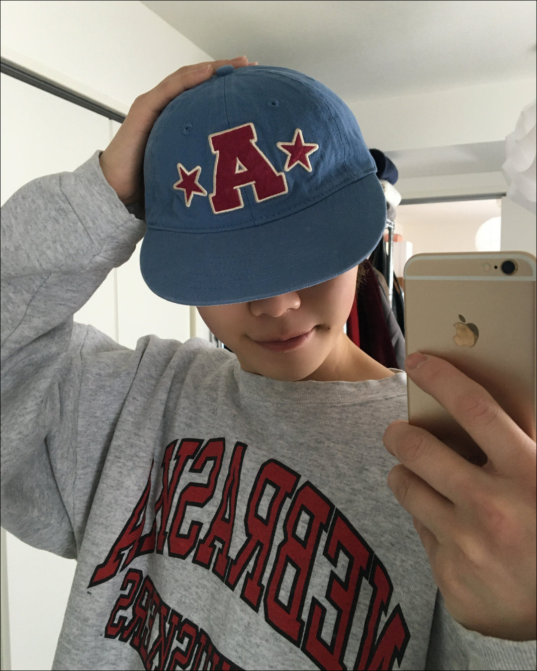 Aロゴスター刺繍キャップTN0355