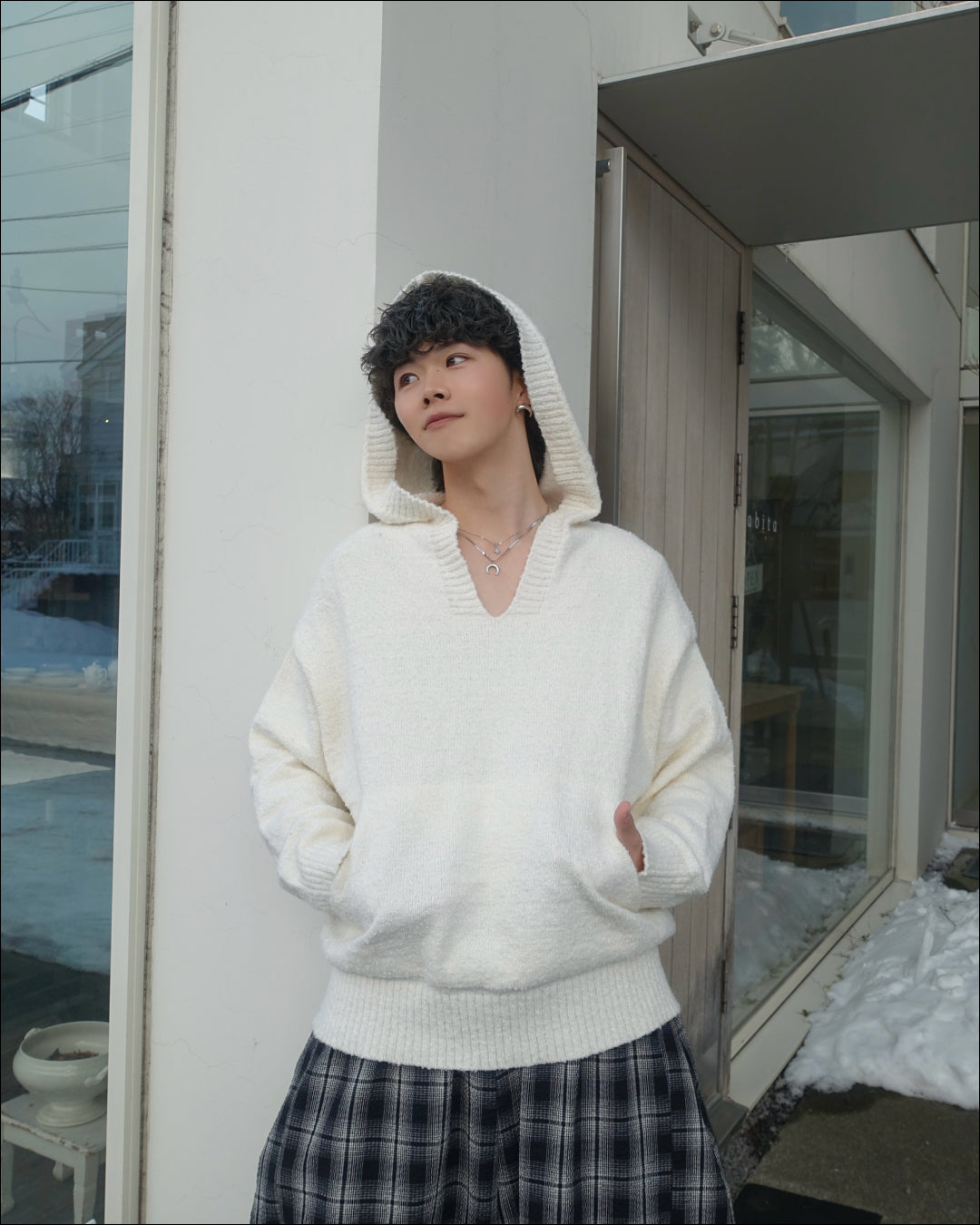 即納】Vネックニットパーカー TN0384 – YOLO（ヨロ）｜ファッション通販