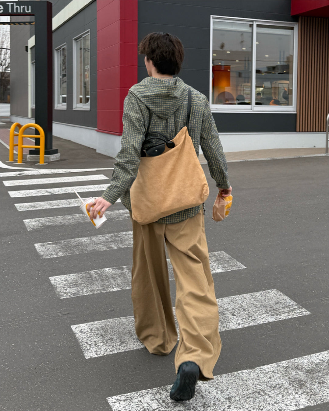 スエードステッチ2WAYバッグ TN0418