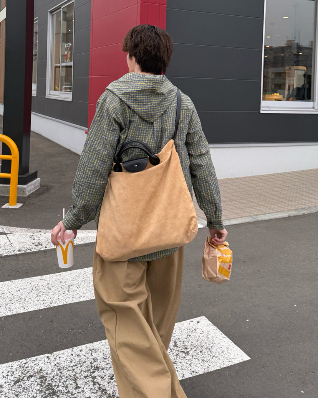 スエードステッチ2WAYバッグ TN0418