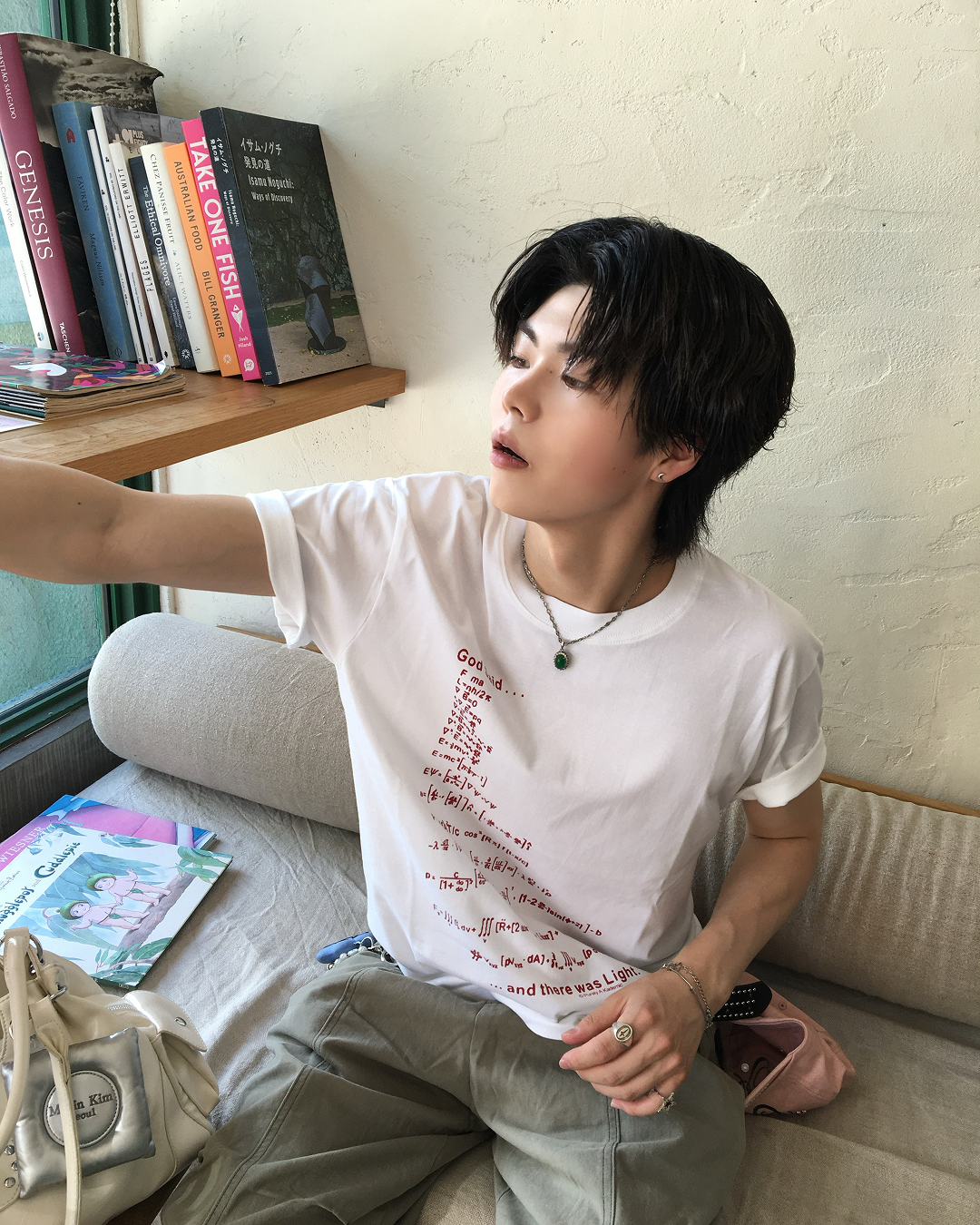 ヴィンテージレタリングTシャツ TN0481