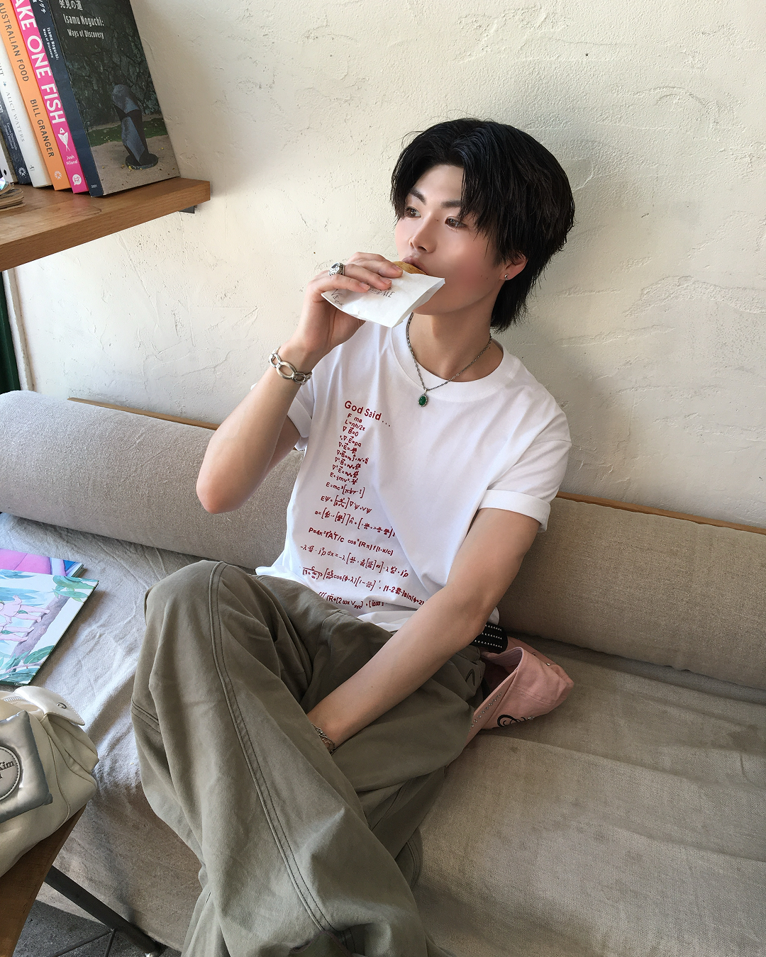 ヴィンテージレタリングTシャツ TN0481