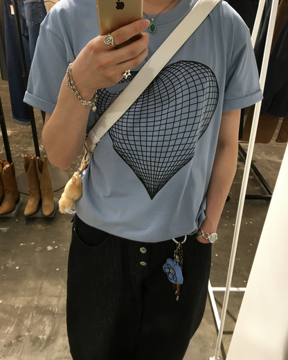 ハートグラフィックTシャツ TN0512