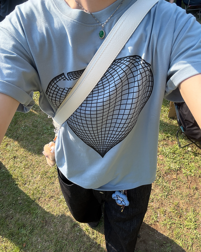 ハートグラフィックTシャツ TN0512