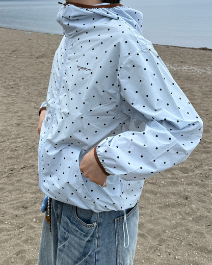 ドット柄シェルジャケット TN0550