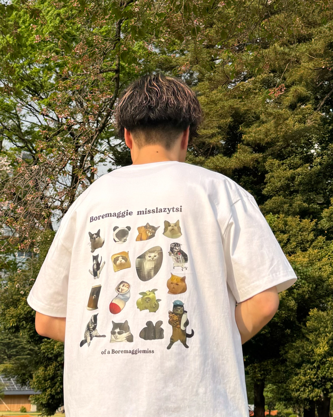 Animal back print T-shirt TO0016