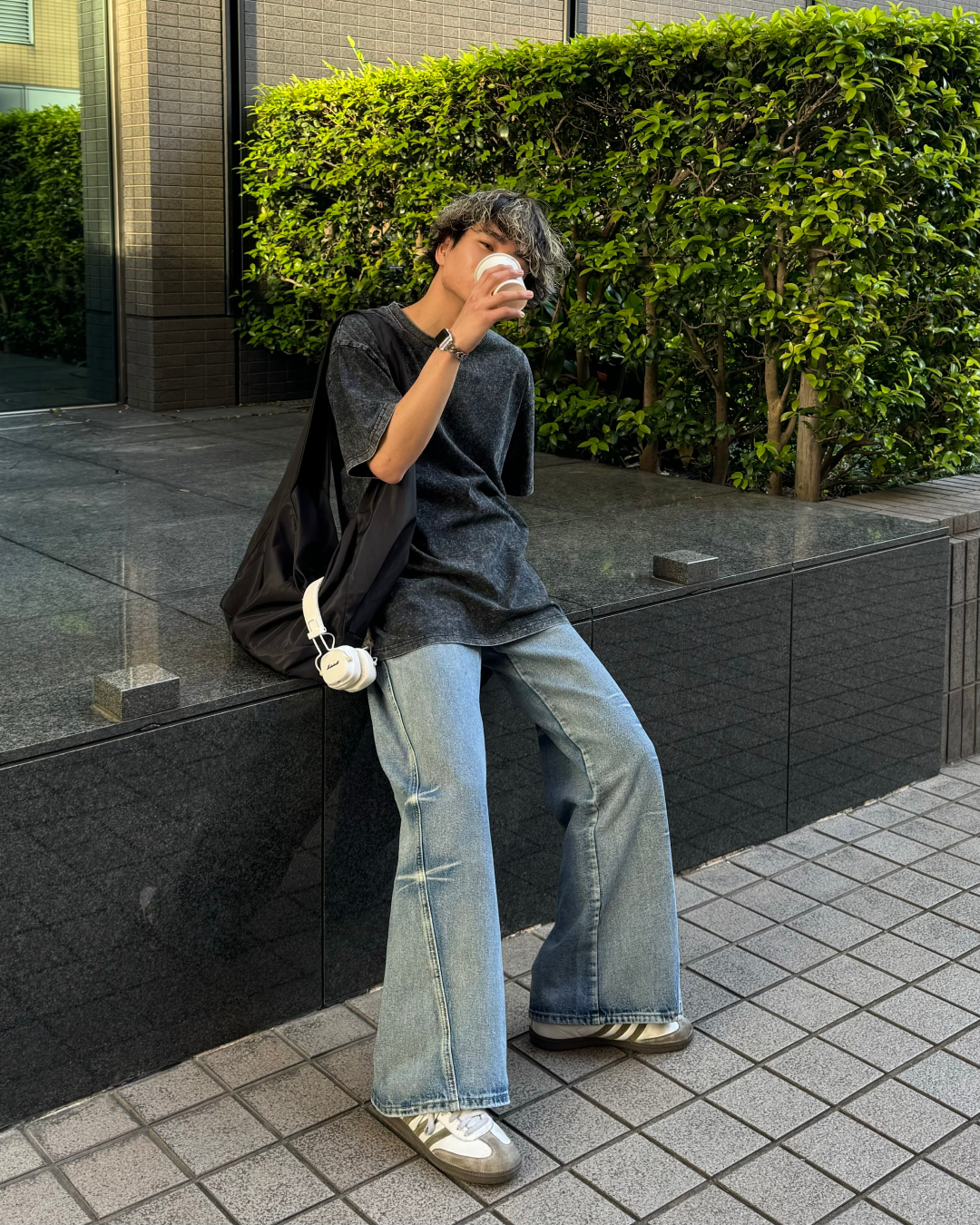 正規品即発VERMO ワイドデニムパンツウォッシュスーパーバギー26 正規品即発VERMO ワイドデニムパンツウォッシュスーパーバギー26
