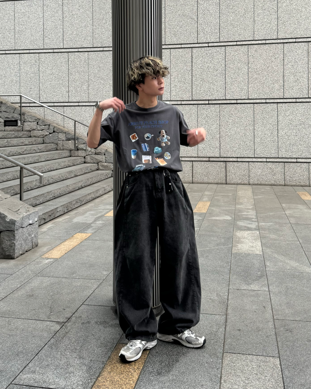yolo バルーンデニムパンツ ブラック L 2wayスナップバルーンデニムパンツ TO0044 – YOLO(ヨロ