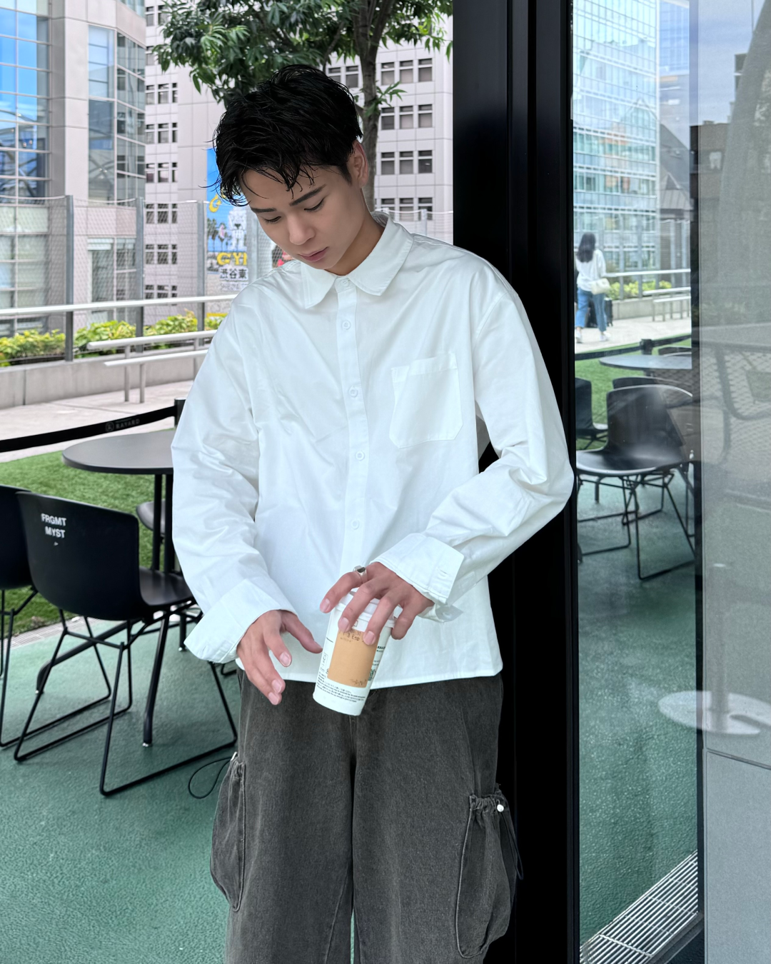 ブロードショートシャツ TO0090