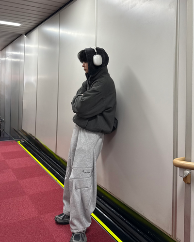 【即納】ユニセックスウォッシュデニムボアブルゾン TO0146