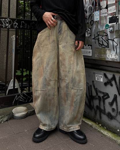 グランジバルーンデニムパンツ TO1051