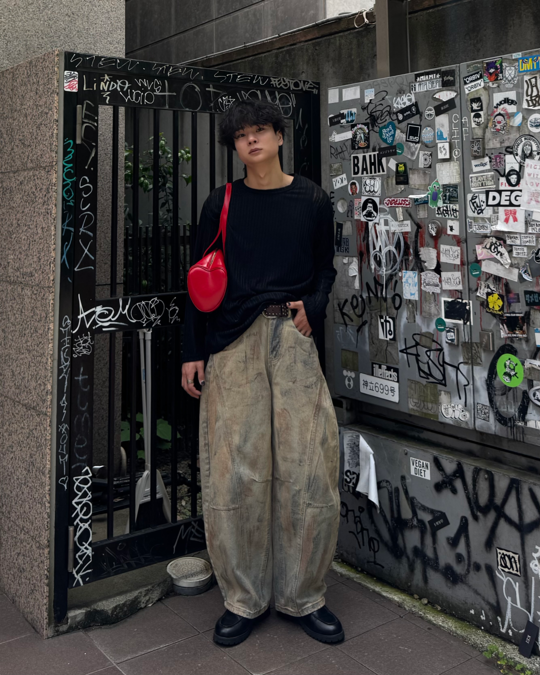 グランジバルーンデニムパンツ TO1051