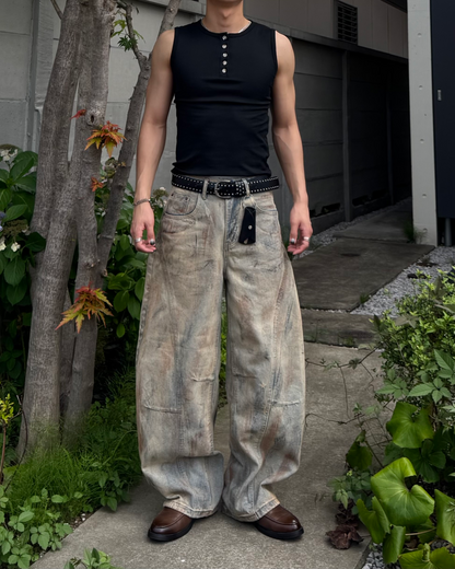 グランジカーブデニムパンツ TO1051 – YOLO(ヨロ)|ファッション通販 グランジカーブデニムパンツ TO1051 – YOLO(ヨロ)|ファッション通販