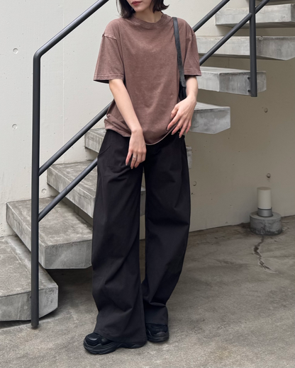 4カラーピグメントウォッシュTシャツ TO1070