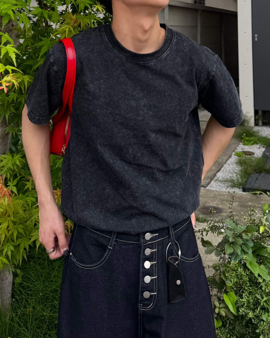 4カラーピグメントウォッシュTシャツ TO1070