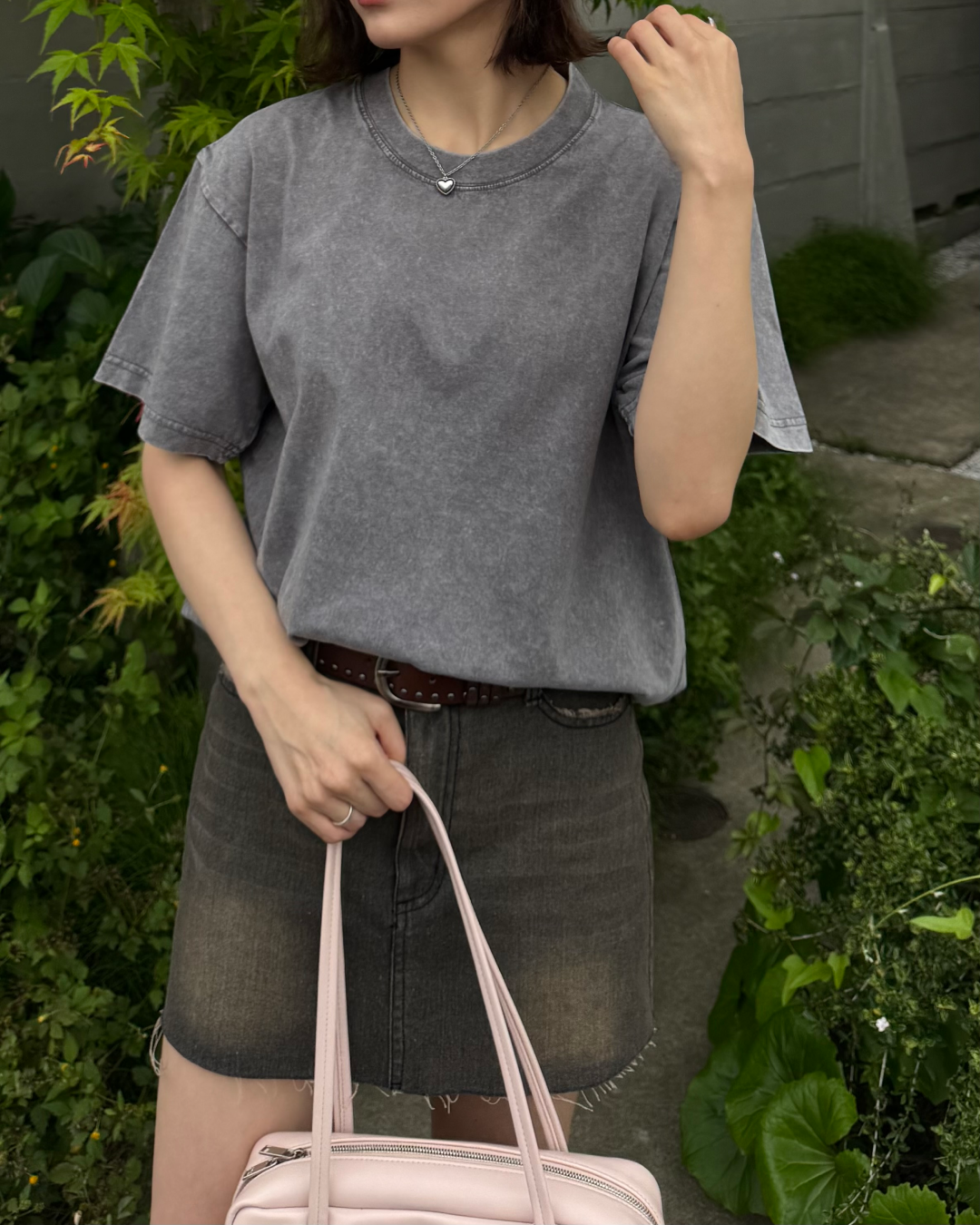 4カラーピグメントウォッシュTシャツ TO1070