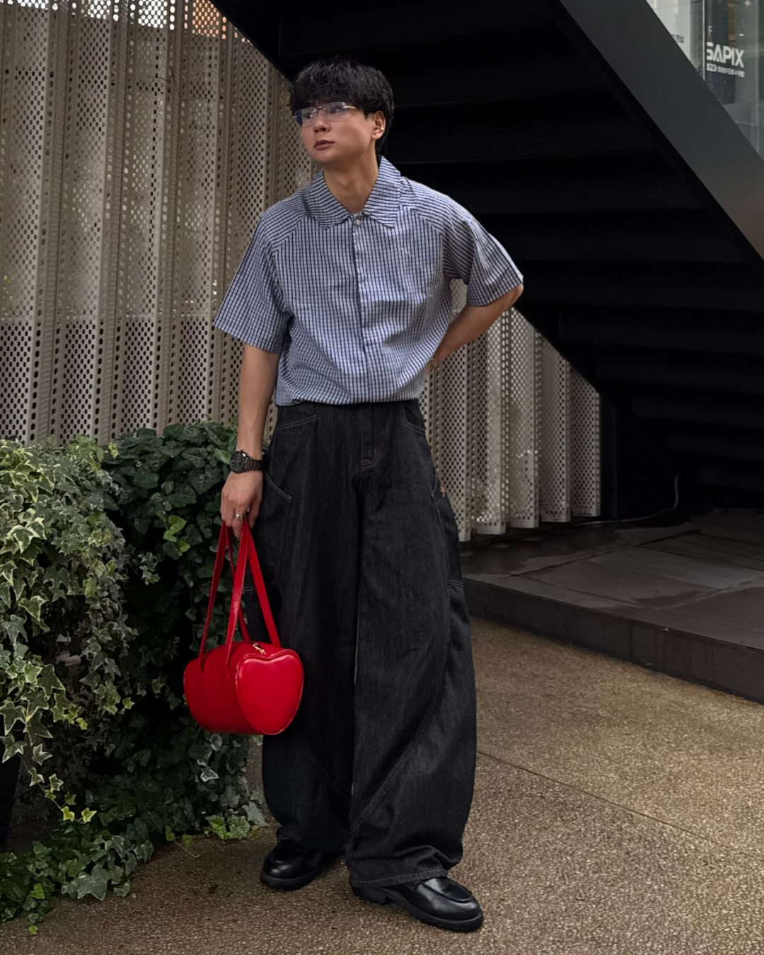 2PMジュノ FEELチェックシャツ ソフトネル レギュラーカラー長袖 2PMジュノ FEELチェックシャツ ソフトネル レギュラーカラー長袖